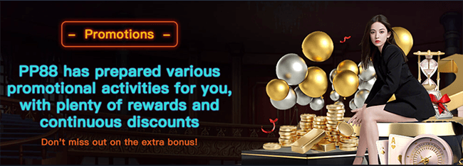 PP88 ưu đãi và phần thưởng khuyến mãi mới nhất